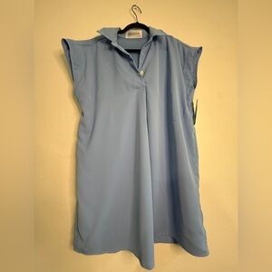 Lizard Thicket Light Blue Mini Dress. Sz S. NWT.